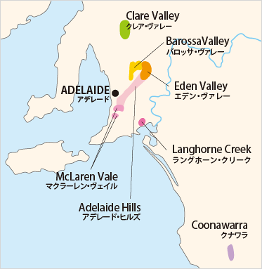 Wine ワインの産地 オーストラリア Australia